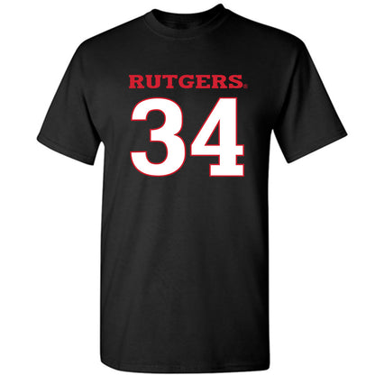 Rutgers - NCAA Baseball : Jack Sweeney - Replica Shersey T-Shirt-0