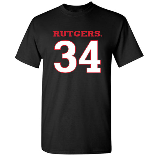 Rutgers - NCAA Baseball : Jack Sweeney - Replica Shersey T-Shirt-0