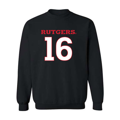 Rutgers - NCAA Men's Soccer : Dylan Carlson - Replica Shersey Crewneck Sweatshirt-0