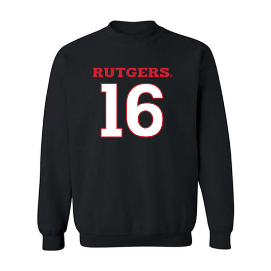Rutgers - NCAA Men's Soccer : Dylan Carlson - Replica Shersey Crewneck Sweatshirt-0