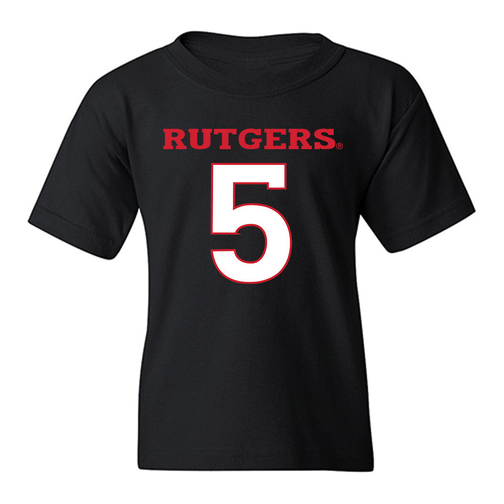 Rutgers - NCAA Baseball : Andrew Goldan - Replica Shersey Youth T-Shirt-0