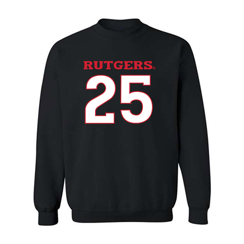 Rutgers - NCAA Men's Soccer : Cedric Lemaire - Replica Shersey Crewneck Sweatshirt-0