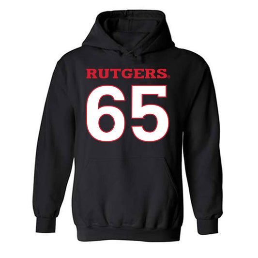Rutgers - NCAA Football : Bryan Felter - Replica Shersey Hooded Sweatshirt-0