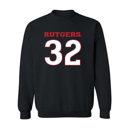 Rutgers - NCAA Men's Basketball : Baye Fall - Replica Shersey Crewneck Sweatshirt-0