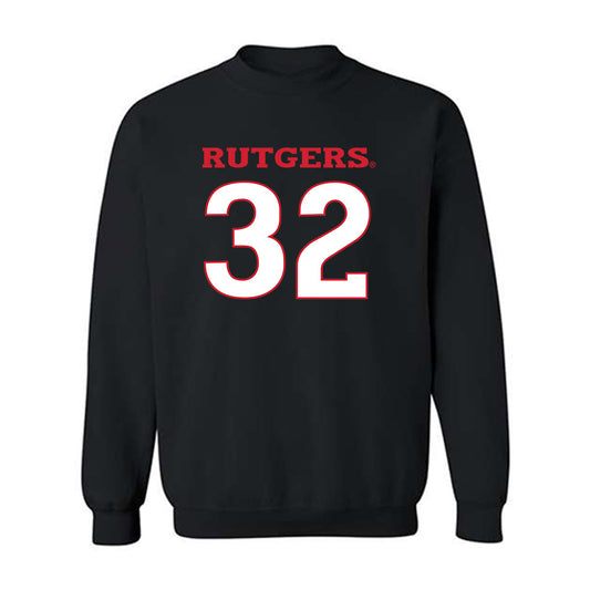 Rutgers - NCAA Men's Basketball : Baye Fall - Replica Shersey Crewneck Sweatshirt-0