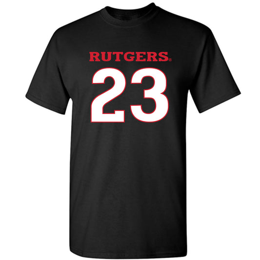 Rutgers - NCAA Football : Edd Guerrier - Replica Shersey T-Shirt-0