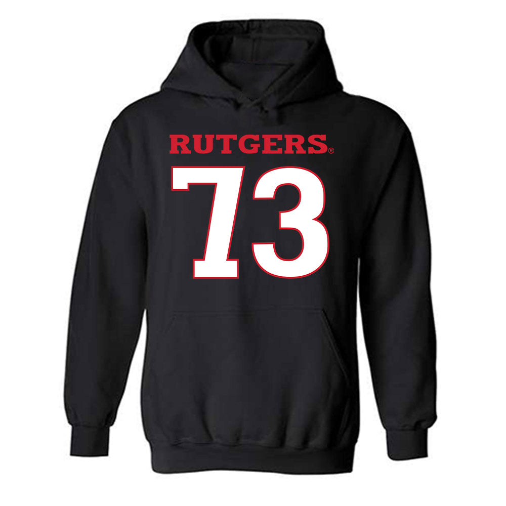 Rutgers - NCAA Football : Terrence Salami - Replica Shersey Hooded Sweatshirt-0