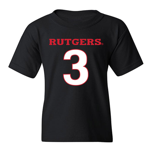 Rutgers - NCAA Football : Bo Mascoe - Replica Shersey Youth T-Shirt-0