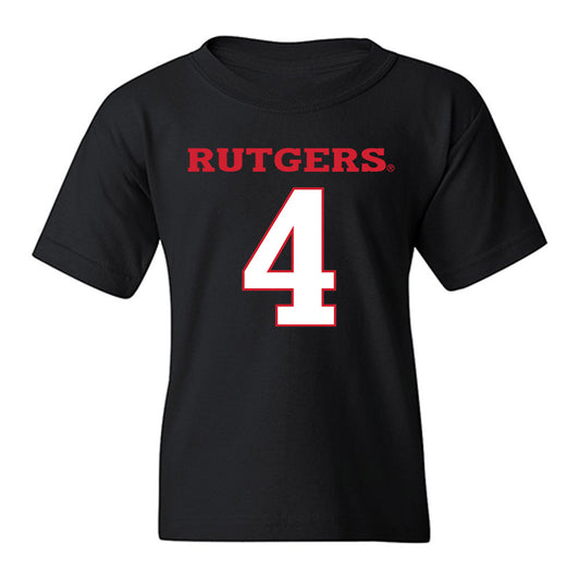 Rutgers - NCAA Women's Basketball : Antonia Bates - Replica Shersey Youth T-Shirt-0