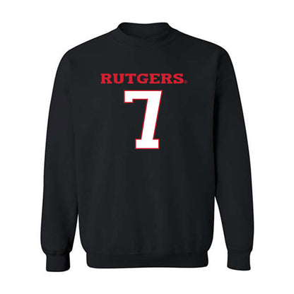 Rutgers - NCAA Football : Dylan Braithwaite - Replica Shersey Crewneck Sweatshirt-0