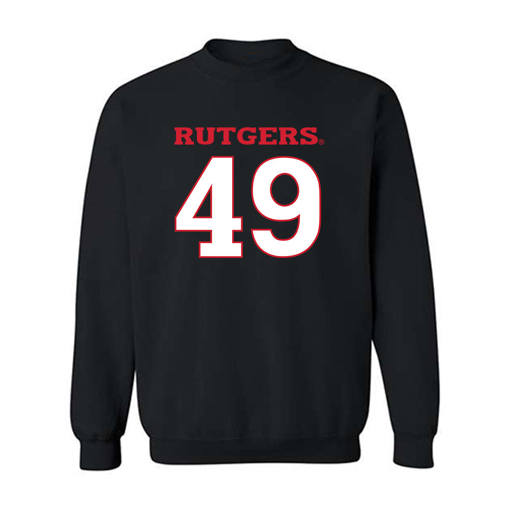 Rutgers - NCAA Football : Evan Ward - Replica Shersey Crewneck Sweatshirt-0