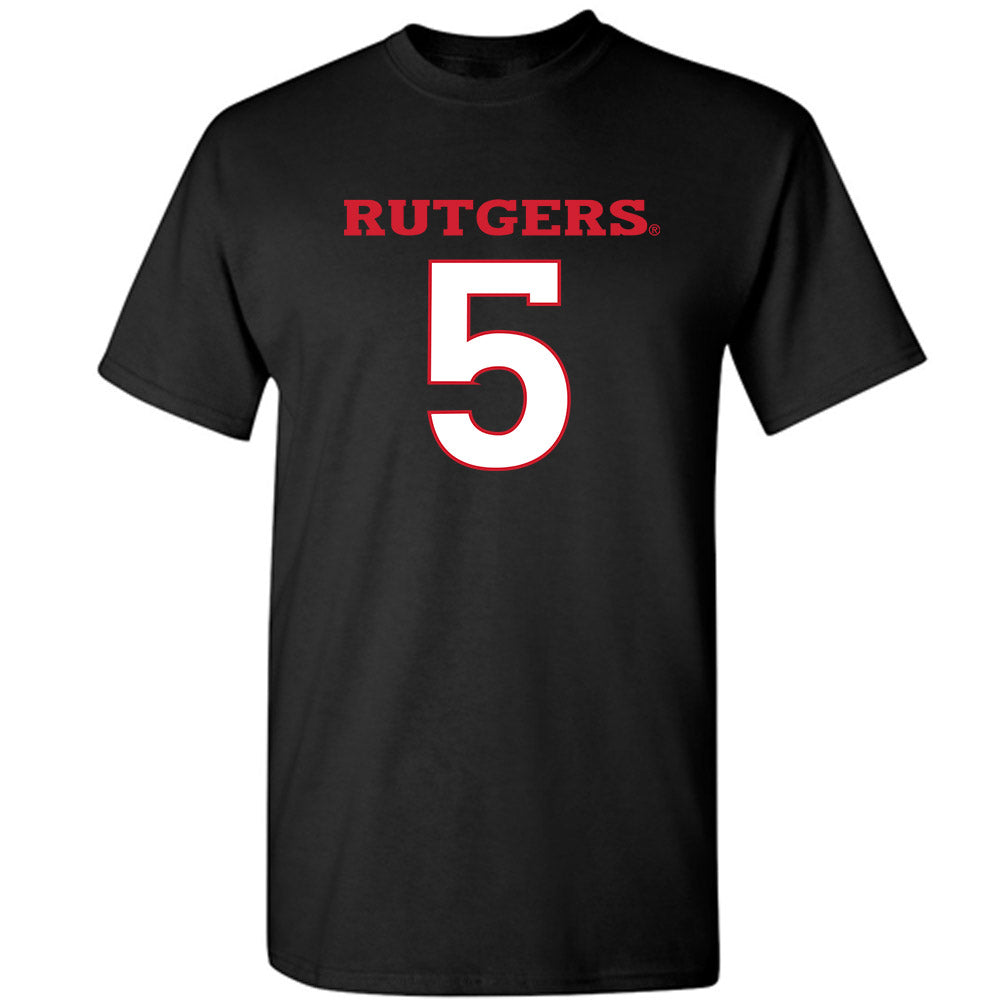 Rutgers - NCAA Football : Kaj Sanders - Replica Shersey T-Shirt-0