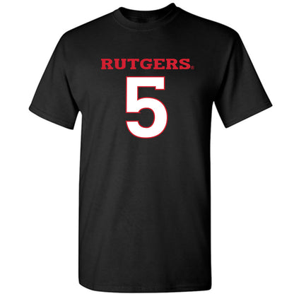 Rutgers - NCAA Football : Kaj Sanders - Replica Shersey T-Shirt-0