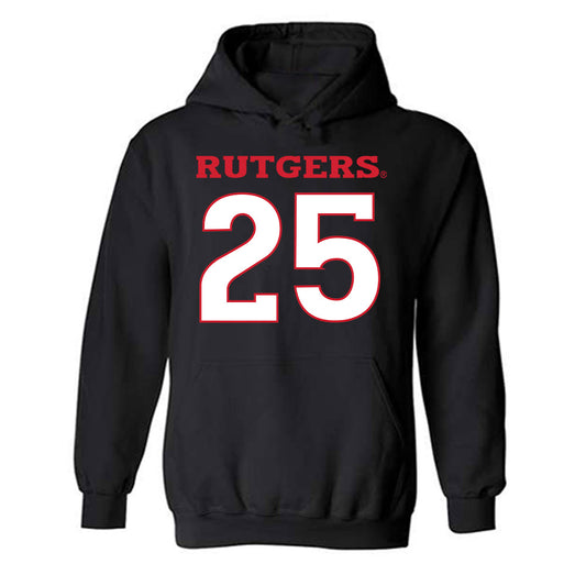 Rutgers - NCAA Women's Soccer : Morgan Hippeli - Replica Shersey Hooded Sweatshirt-0