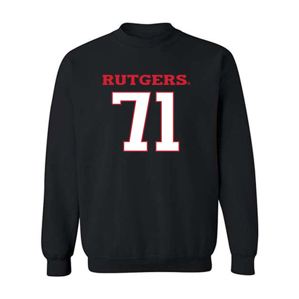 Rutgers - NCAA Football : John Stone - Replica Shersey Crewneck Sweatshirt-0