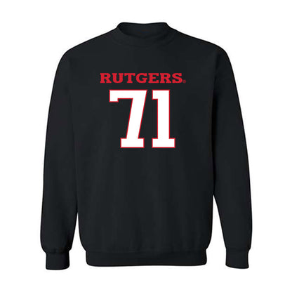 Rutgers - NCAA Football : John Stone - Replica Shersey Crewneck Sweatshirt-0