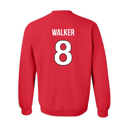Rutgers - NCAA Football : Jordan Walker - Replica Shersey Crewneck Sweatshirt-1