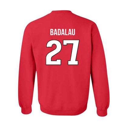 Rutgers - NCAA Men's Basketball : Denis Badalau - Replica Shersey Crewneck Sweatshirt-1