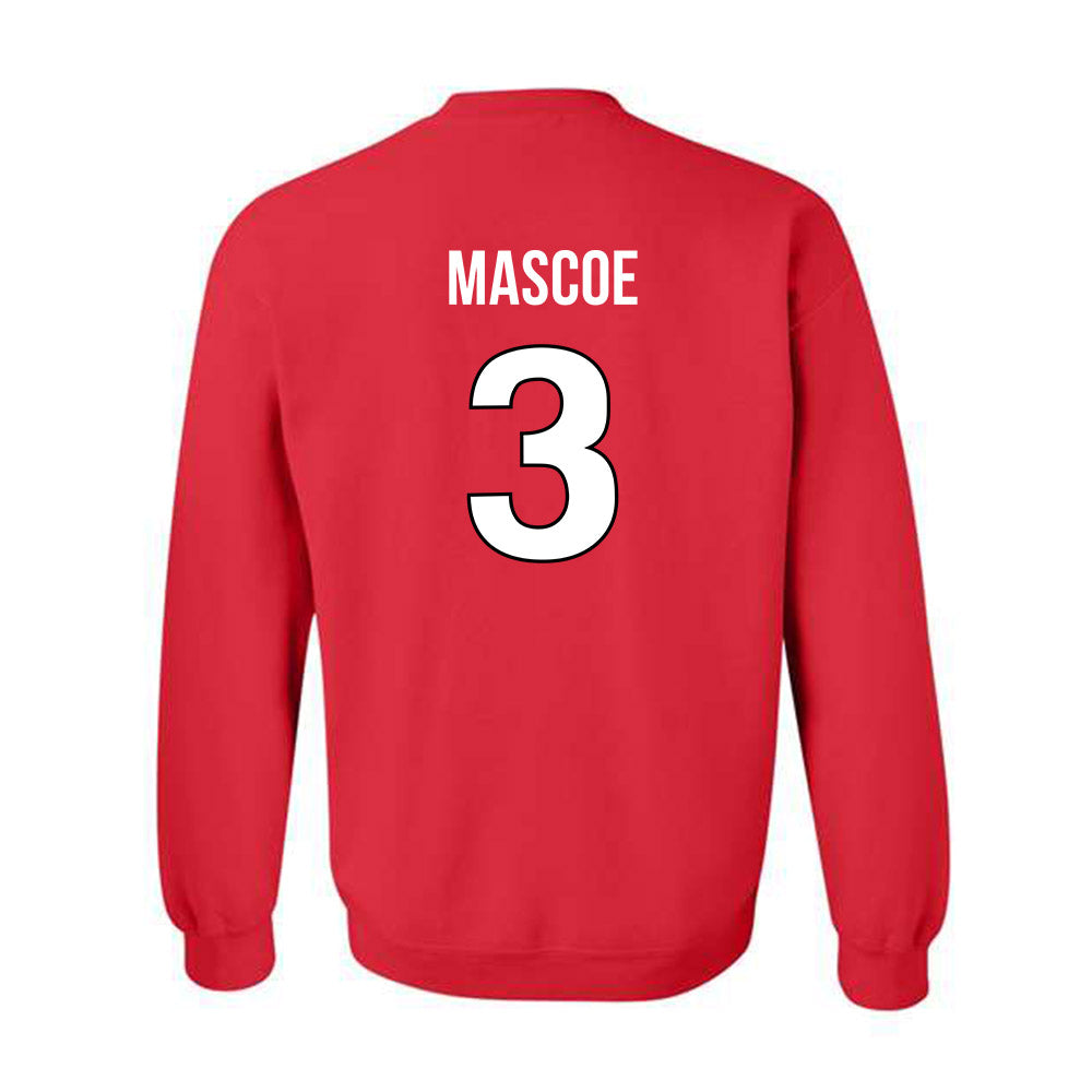 Rutgers - NCAA Football : Bo Mascoe - Replica Shersey Crewneck Sweatshirt-1