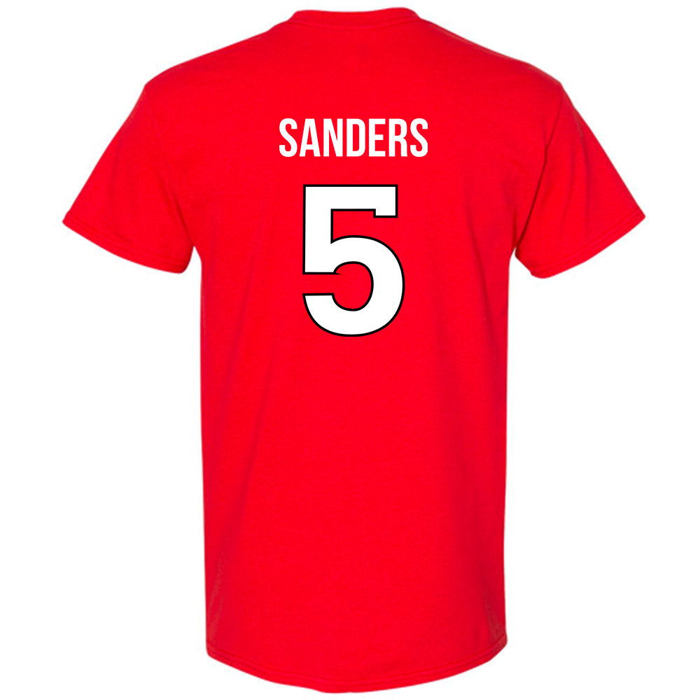 Rutgers - NCAA Football : Kaj Sanders - Replica Shersey T-Shirt-1