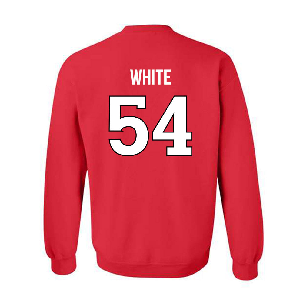 Rutgers - NCAA Football : Taj White - Replica Shersey Crewneck Sweatshirt-1