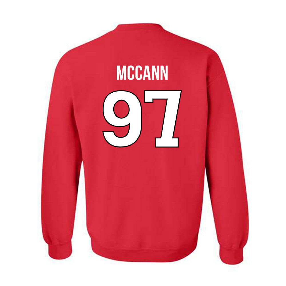 Rutgers - NCAA Football : Riley McCann - Replica Shersey Crewneck Sweatshirt-1