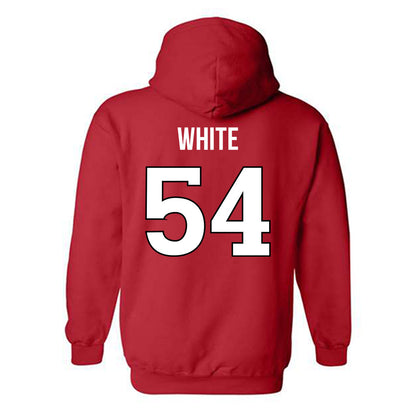 Rutgers - NCAA Football : Taj White - Replica Shersey Hooded Sweatshirt-1