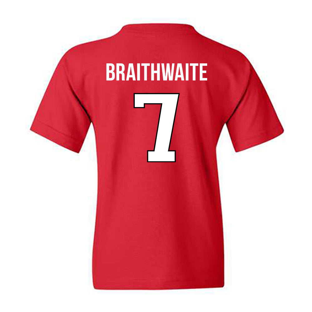Rutgers - NCAA Football : Dylan Braithwaite - Replica Shersey Youth T-Shirt-1