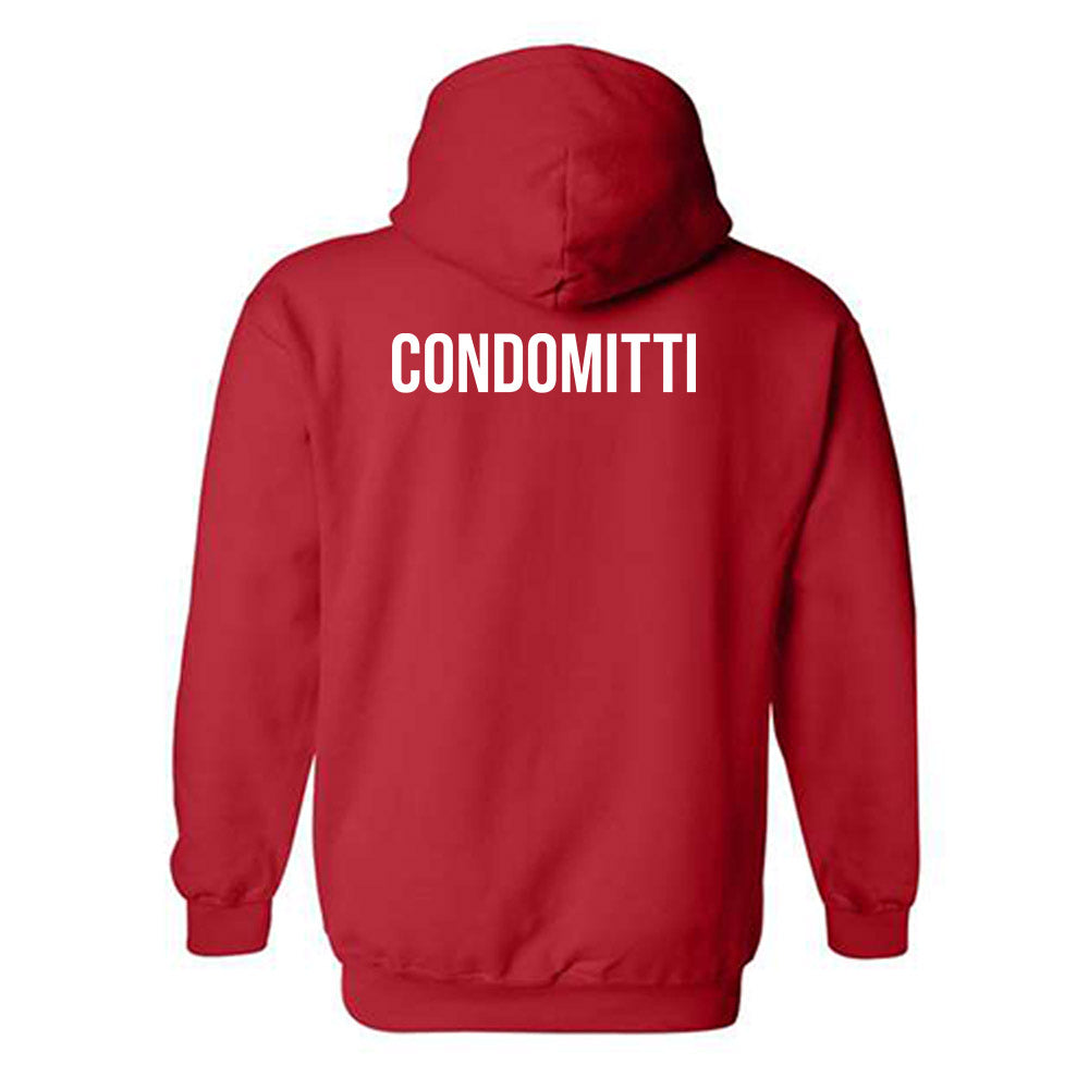 Rutgers - NCAA Wrestling : Dagen Condomitti - Replica Shersey Hooded Sweatshirt-1