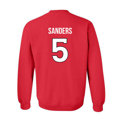 Rutgers - NCAA Football : Kaj Sanders - Replica Shersey Crewneck Sweatshirt-1