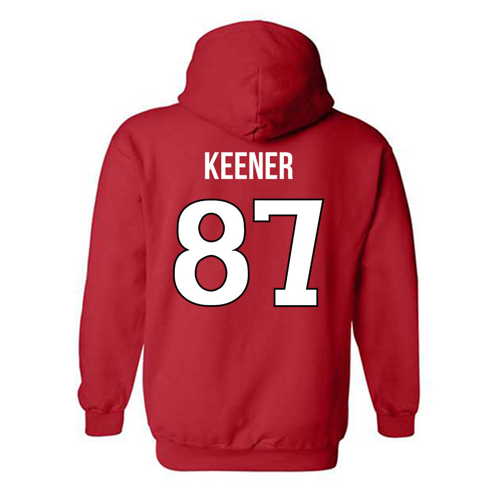 Rutgers - NCAA Football : Monte Keener - Replica Shersey Hooded Sweatshirt-1