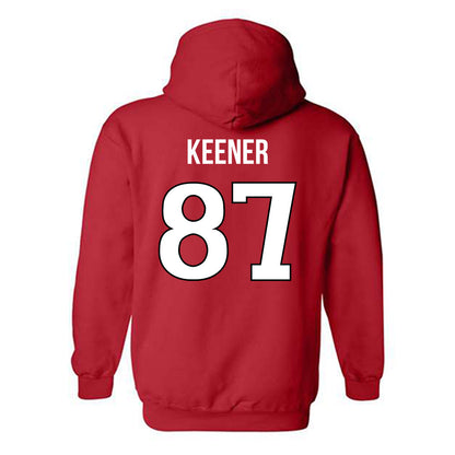 Rutgers - NCAA Football : Monte Keener - Replica Shersey Hooded Sweatshirt-1