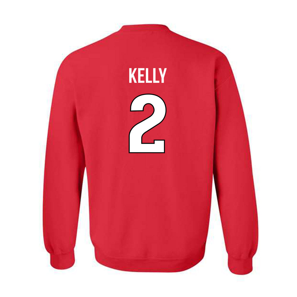 Rutgers - NCAA Men's Lacrosse : Colin Kelly - Replica Shersey Crewneck Sweatshirt-1