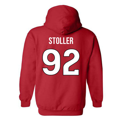 Rutgers - NCAA Men's Lacrosse : Cardin Stoller - Replica Shersey Hooded Sweatshirt-1