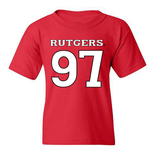 Rutgers - NCAA Football : Riley McCann - Replica Shersey Youth T-Shirt-0
