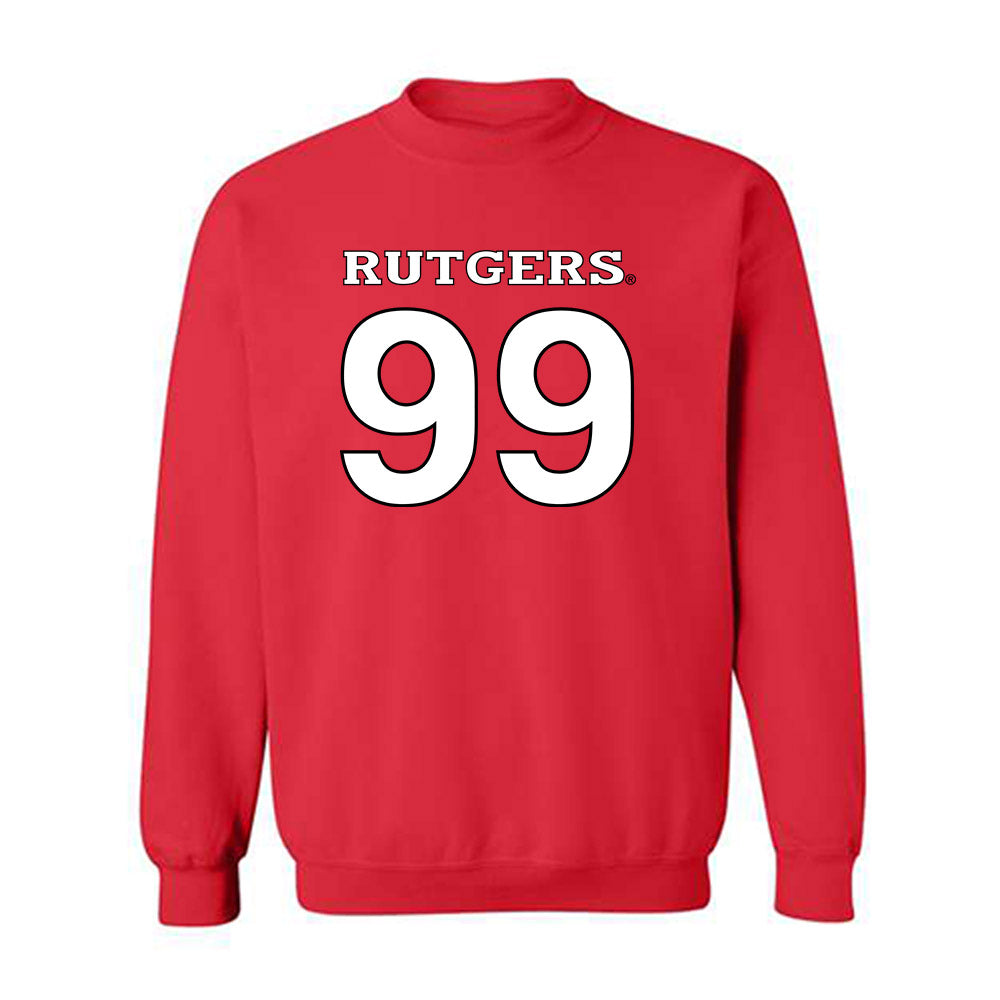 Rutgers - NCAA Football : Michael O'Connor - Replica Shersey Crewneck Sweatshirt-0