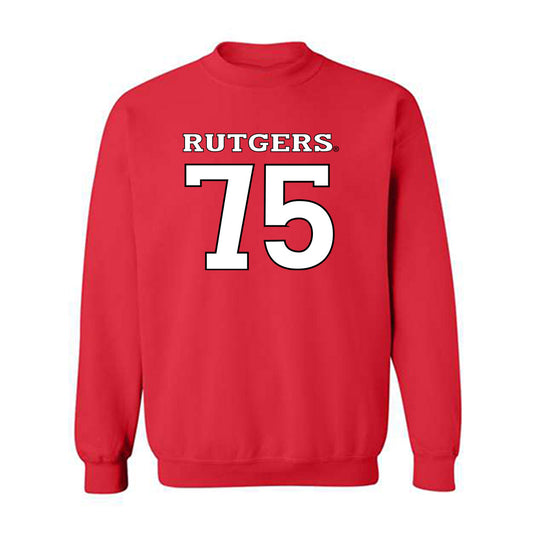 Rutgers - NCAA Football : Raynor Andrews - Replica Shersey Crewneck Sweatshirt-0
