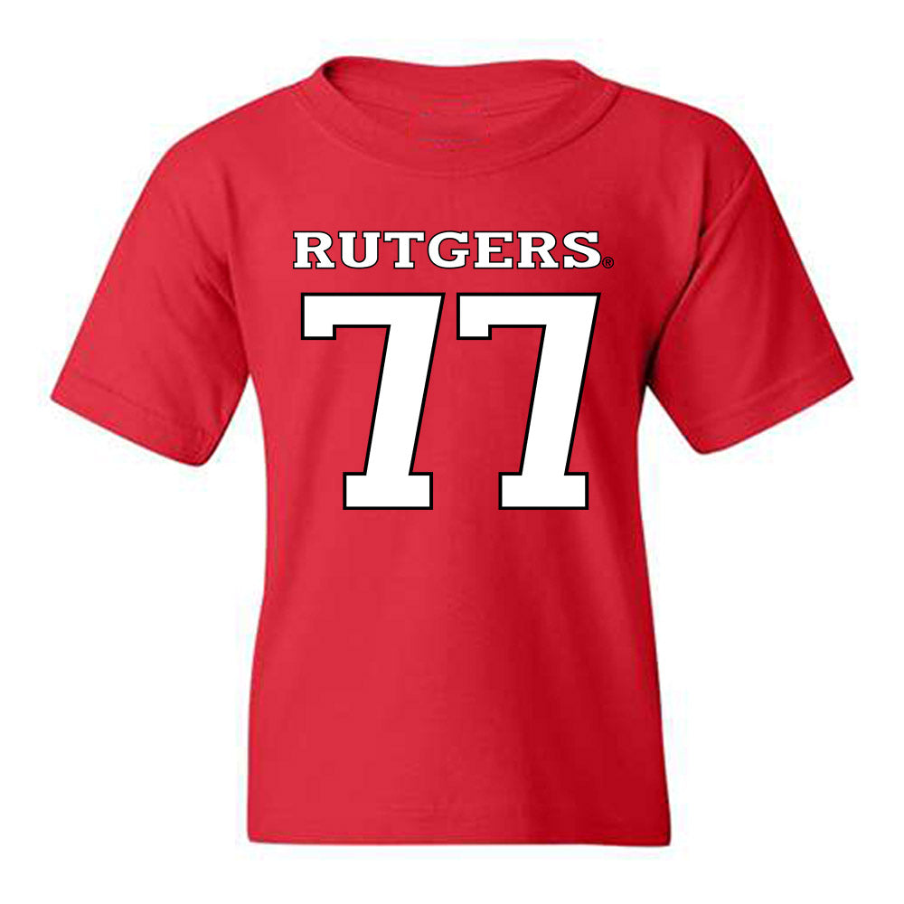 Rutgers - NCAA Football : Kenny Jones Jr - Replica Shersey Youth T-Shirt-0