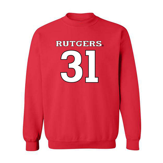 Rutgers - NCAA Women's Soccer : Lindsey Hailey - Replica Shersey Crewneck Sweatshirt-0