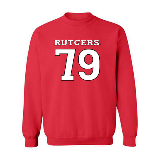 Rutgers - NCAA Women's Soccer : Adela Vasakova - Replica Shersey Crewneck Sweatshirt-0