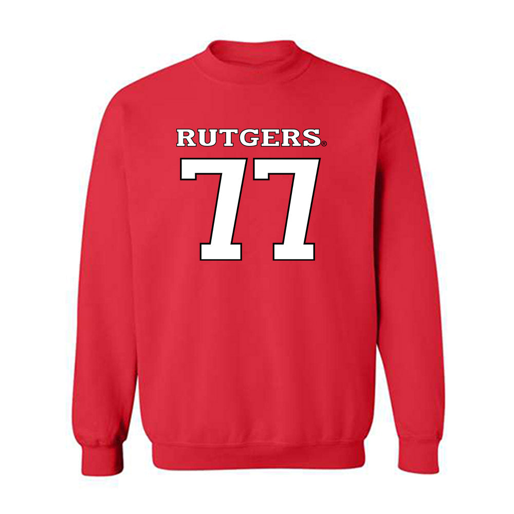 Rutgers - NCAA Football : Kenny Jones Jr - Replica Shersey Crewneck Sweatshirt-0
