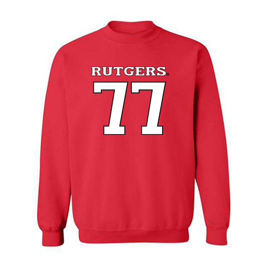 Rutgers - NCAA Football : Kenny Jones Jr - Replica Shersey Crewneck Sweatshirt-0