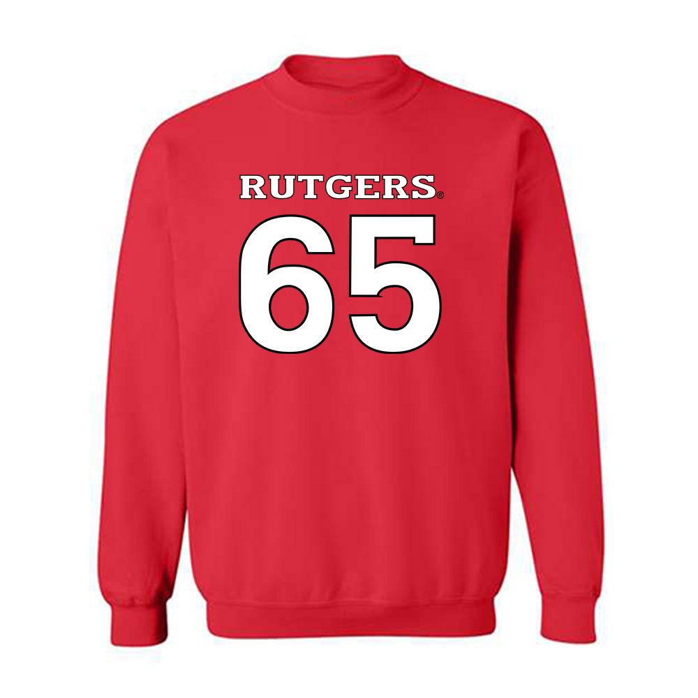 Rutgers - NCAA Football : Bryan Felter - Replica Shersey Crewneck Sweatshirt-0
