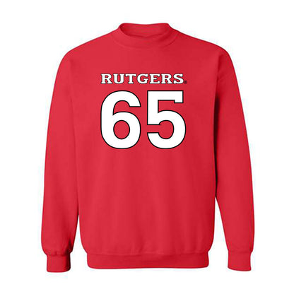 Rutgers - NCAA Football : Bryan Felter - Replica Shersey Crewneck Sweatshirt-0