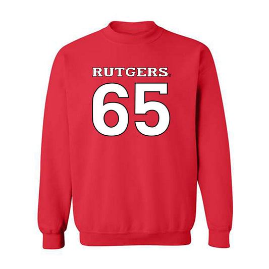 Rutgers - NCAA Football : Bryan Felter - Replica Shersey Crewneck Sweatshirt-0