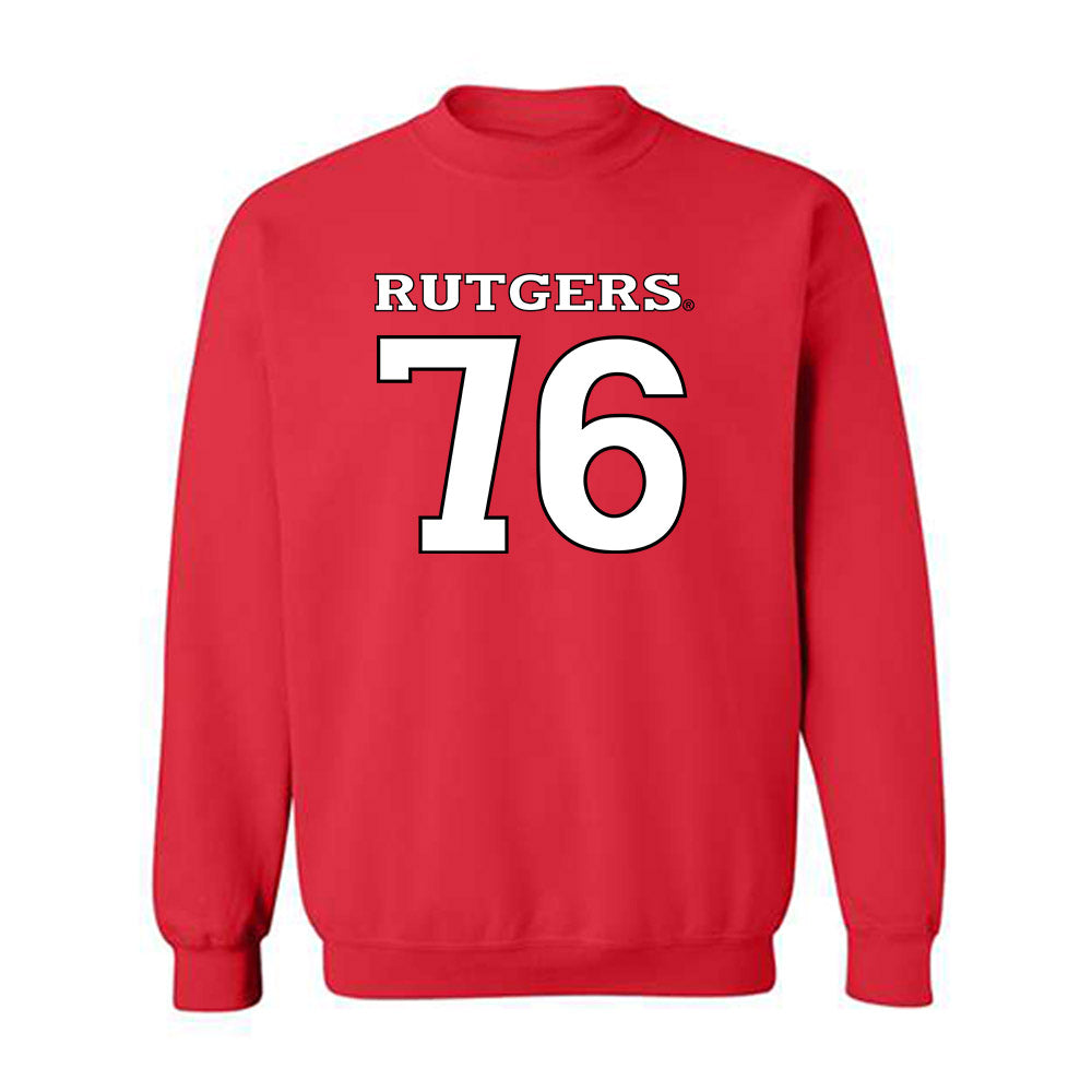 Rutgers - NCAA Football : Dantae Chin - Replica Shersey Crewneck Sweatshirt-0