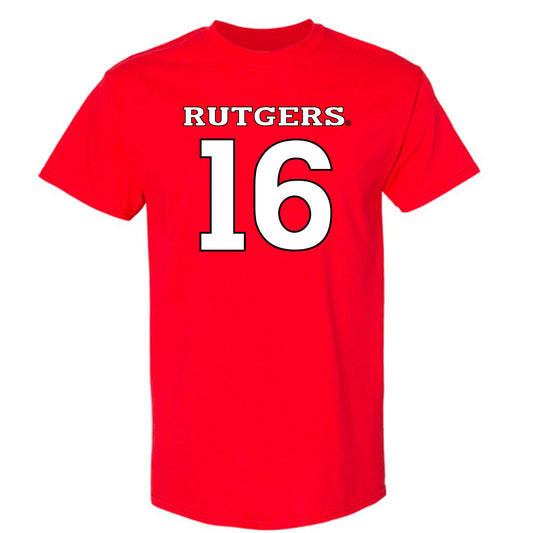 Rutgers - NCAA Men's Soccer : Dylan Carlson - Replica Shersey T-Shirt-0