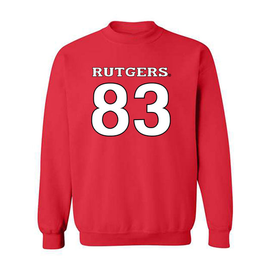 Rutgers - NCAA Football : Dino Kaliakmanis - Replica Shersey Crewneck Sweatshirt-0