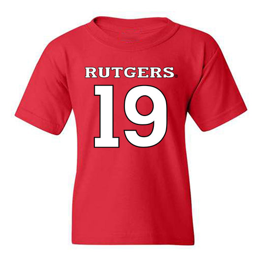 Rutgers - NCAA Men's Lacrosse : Ben McKelvy - Replica Shersey Youth T-Shirt-0