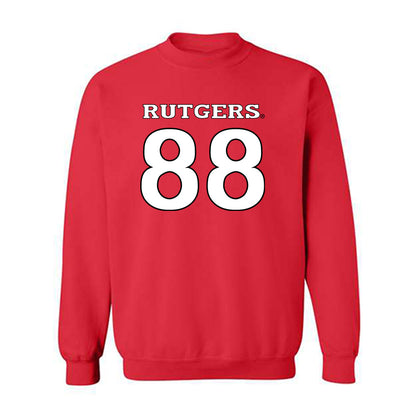 Rutgers - NCAA Football : Mike Higgins - Replica Shersey Crewneck Sweatshirt-0